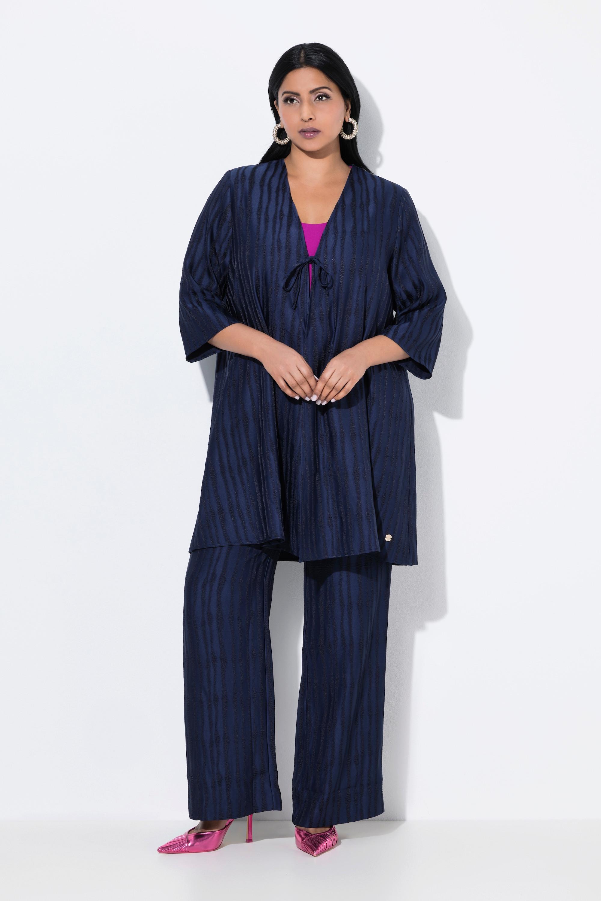 Ulla Popken Veste décontractée coupe ouverte  