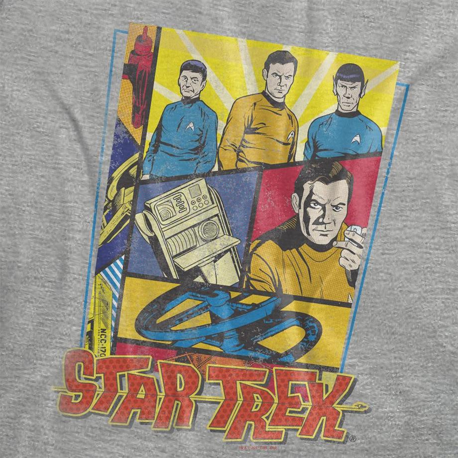 Star Trek T-Shirt Graphique Mélangé  