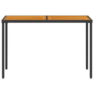 VidaXL Table de jardin rotin synthétique  