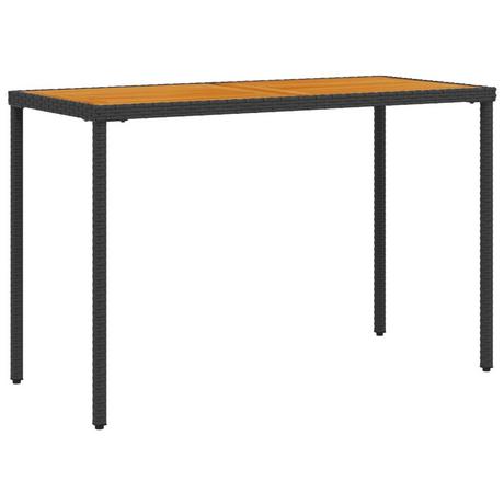 VidaXL Table de jardin rotin synthétique  