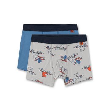 Jungen-Shorts (Doppelpack) Rhino Allover
