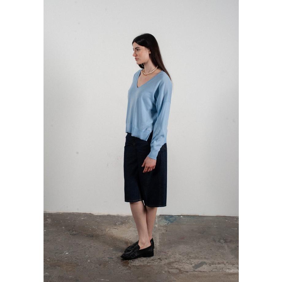 Studio Cashmere8 Oversize V-Ausschnitt Pullover  