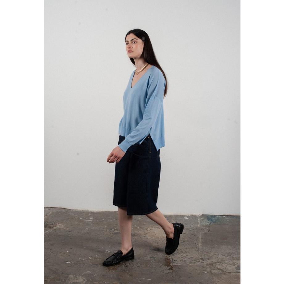 Studio Cashmere8 Oversize V-Ausschnitt Pullover  