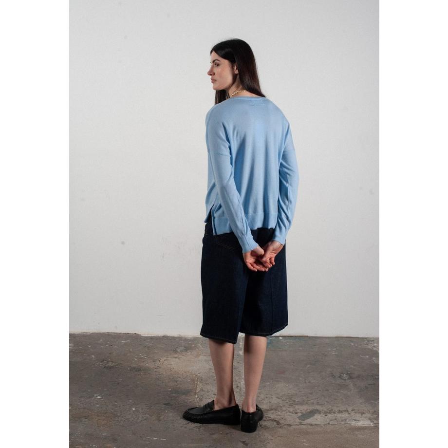 Studio Cashmere8 Oversize V-Ausschnitt Pullover  