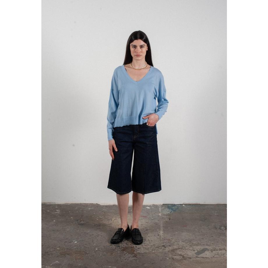 Studio Cashmere8 Oversize V-Ausschnitt Pullover  