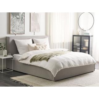 Beliani Bett mit Lattenrost aus Polyester Modern MOISSAC  