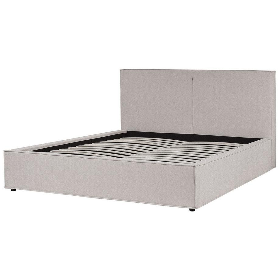 Beliani Lit ottoman en Tissu Moderne MOISSAC  