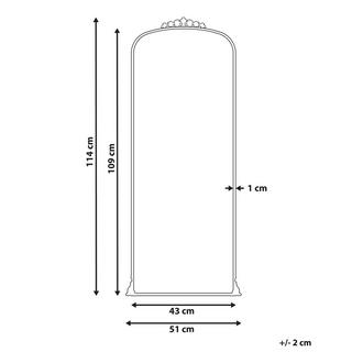 Beliani Specchio en Ferro Glamour LIVRY  