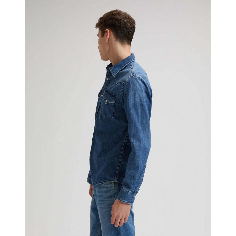 Lee Camicia in denim Western Regular Fit  