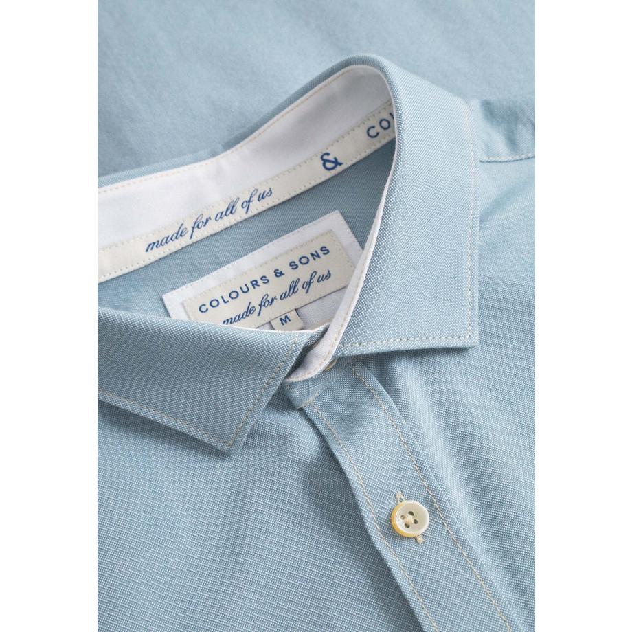 Colours & Sons Camicia Soft Oxford a Maniche Lunghe  