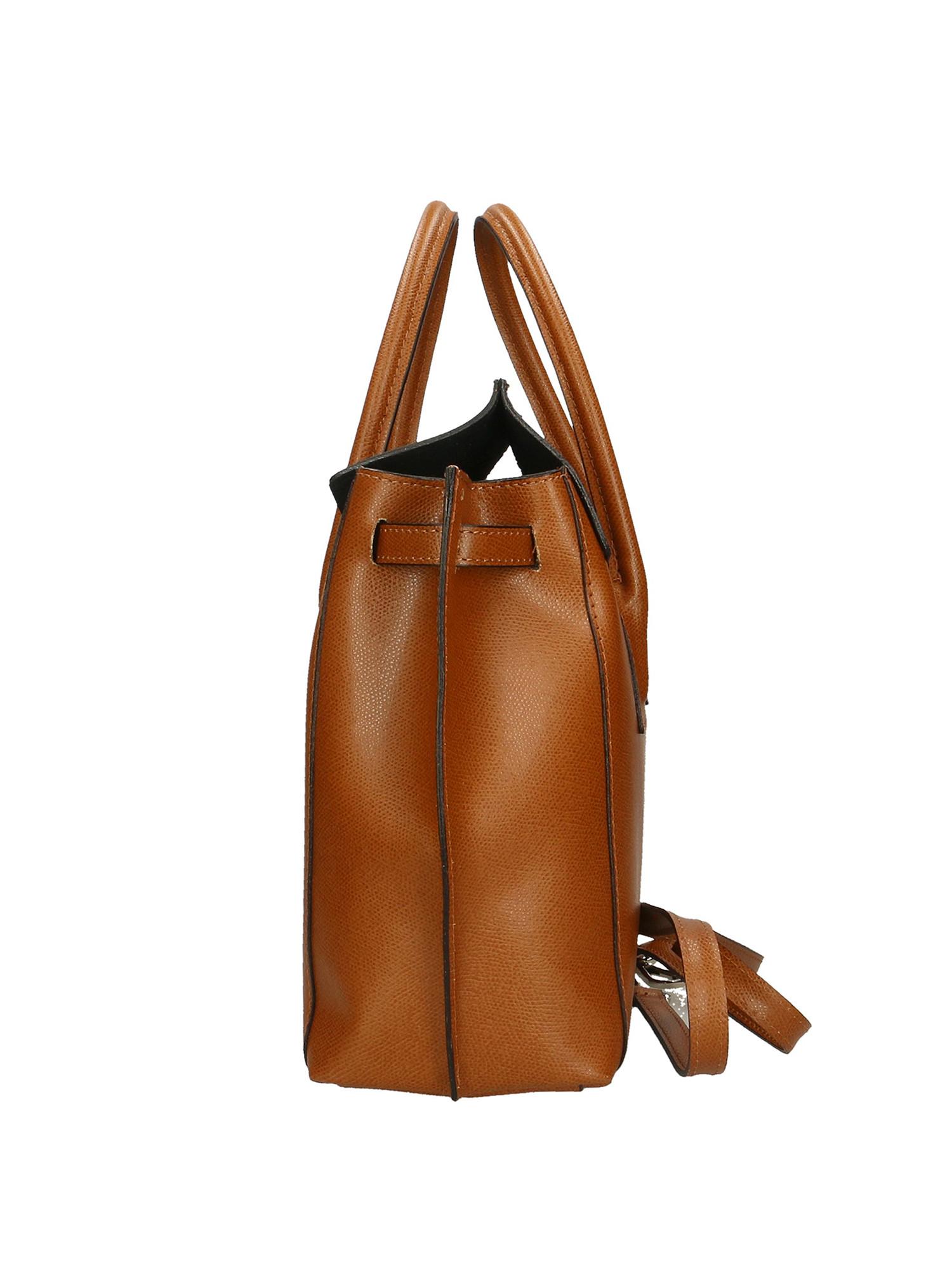 Gave Lux Sac à main en cuir avec fermoir pivotant  