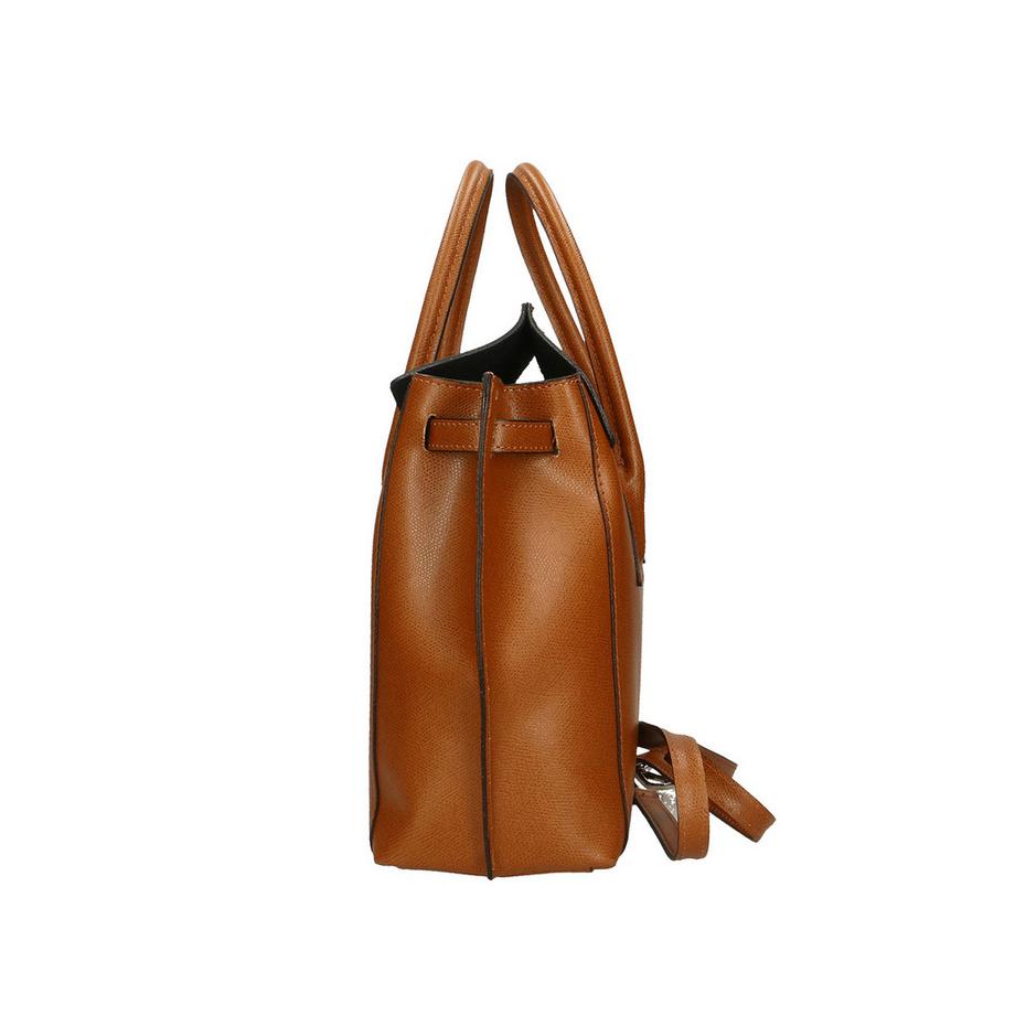 Gave Lux Lederhandtasche mit Bügelverschluss  