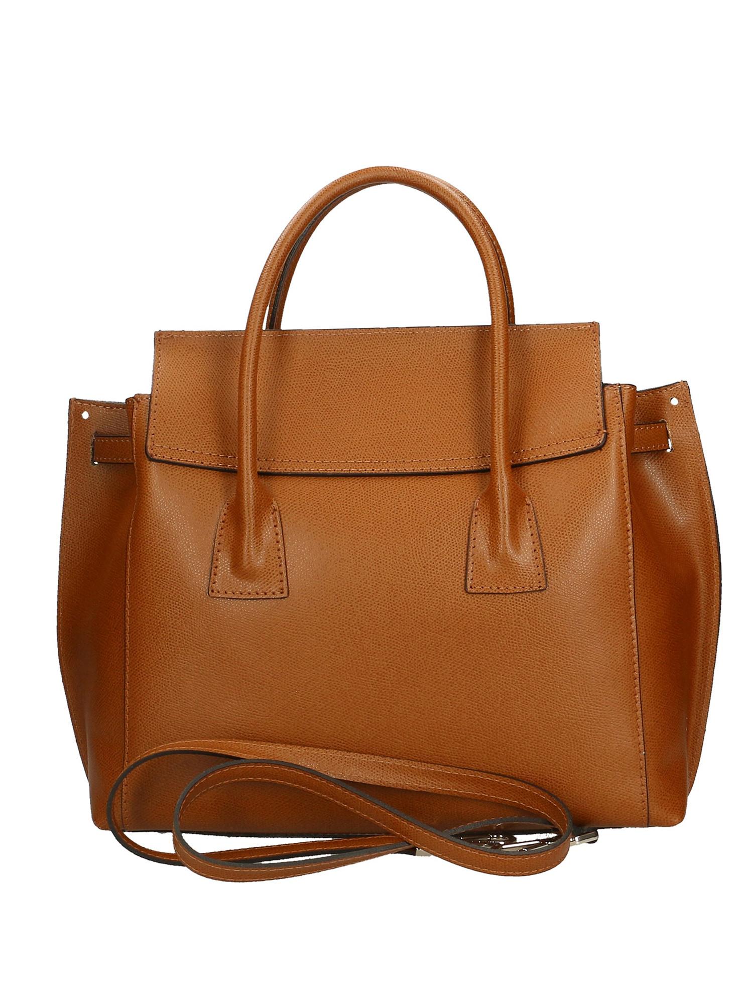 Gave Lux Sac à main en cuir avec fermoir pivotant  