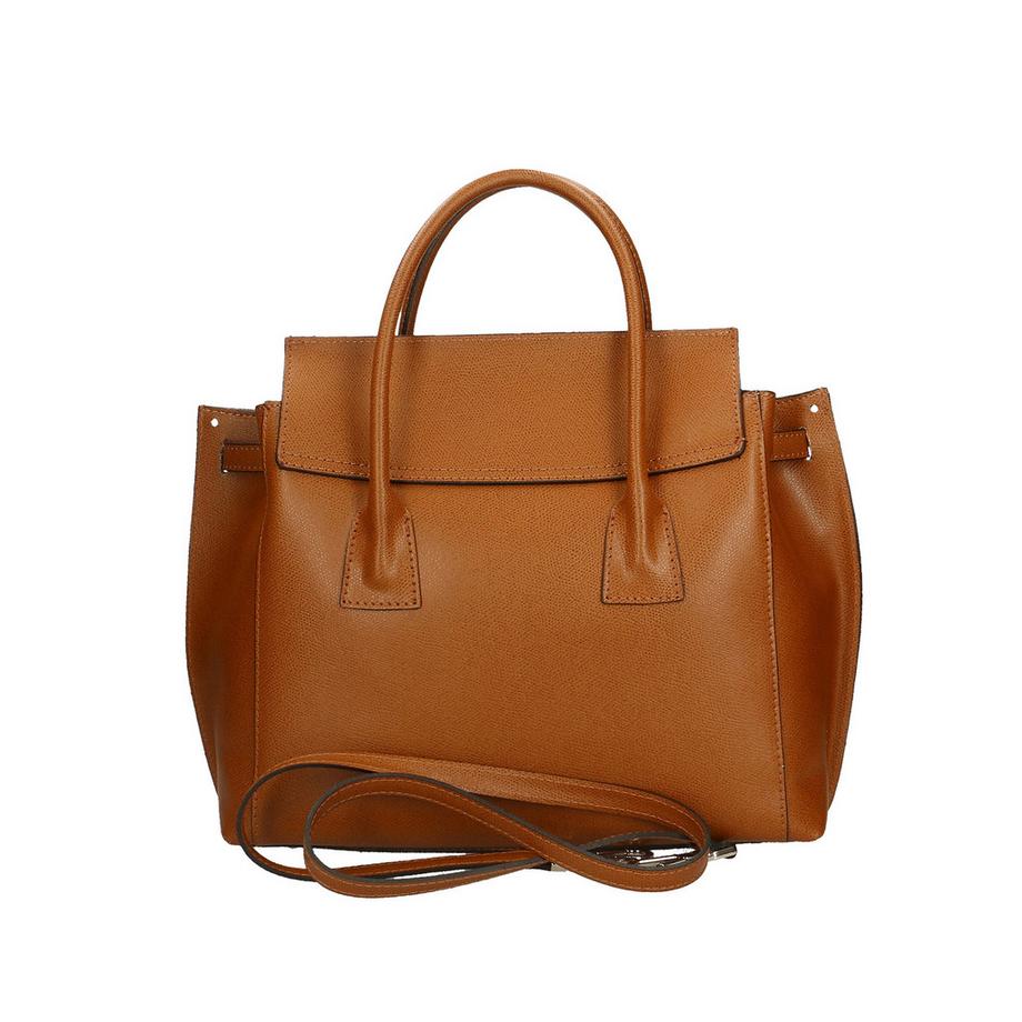 Gave Lux Lederhandtasche mit Bügelverschluss  