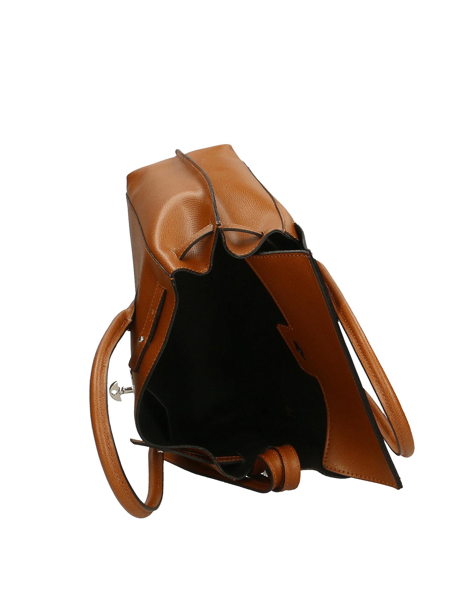 Gave Lux Sac à main en cuir avec fermoir pivotant  