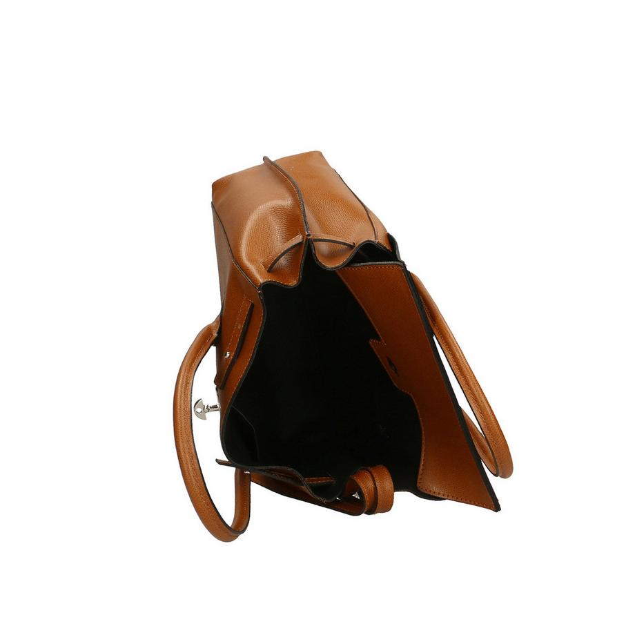 Gave Lux Lederhandtasche mit Bügelverschluss  