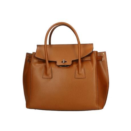 Gave Lux Sac à main en cuir avec fermoir pivotant  