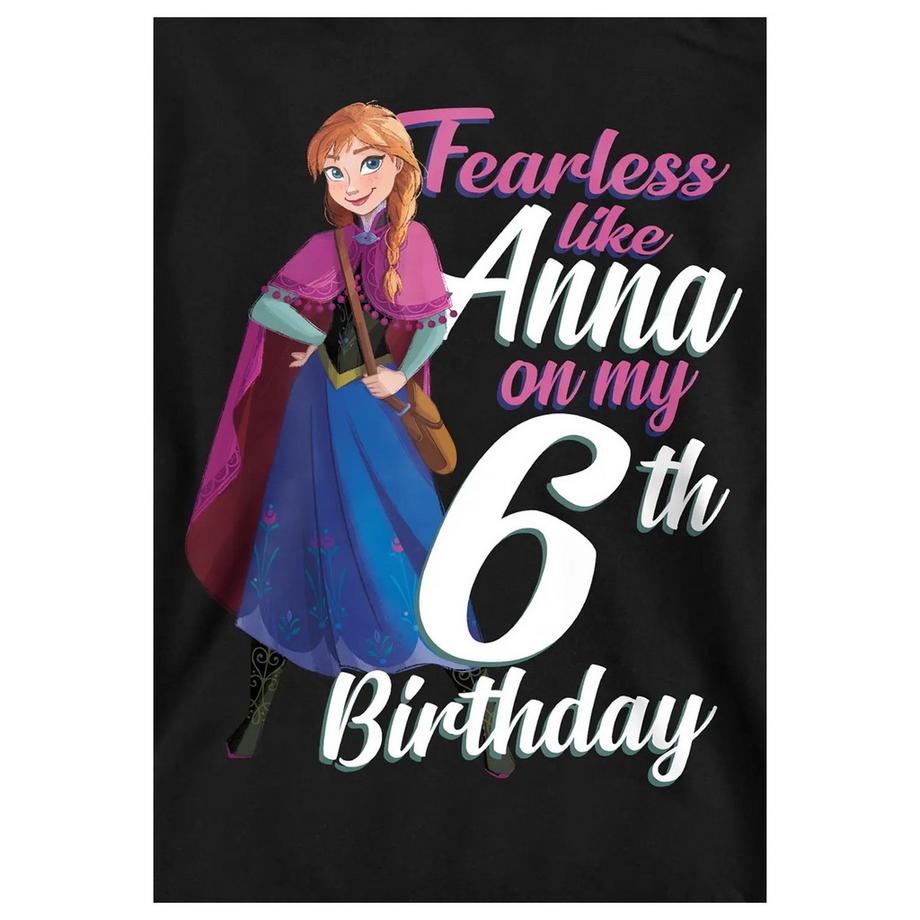 FROZEN  Fearless Like Anna Hoodie Zum Überziehen, 6 Geburtstag 