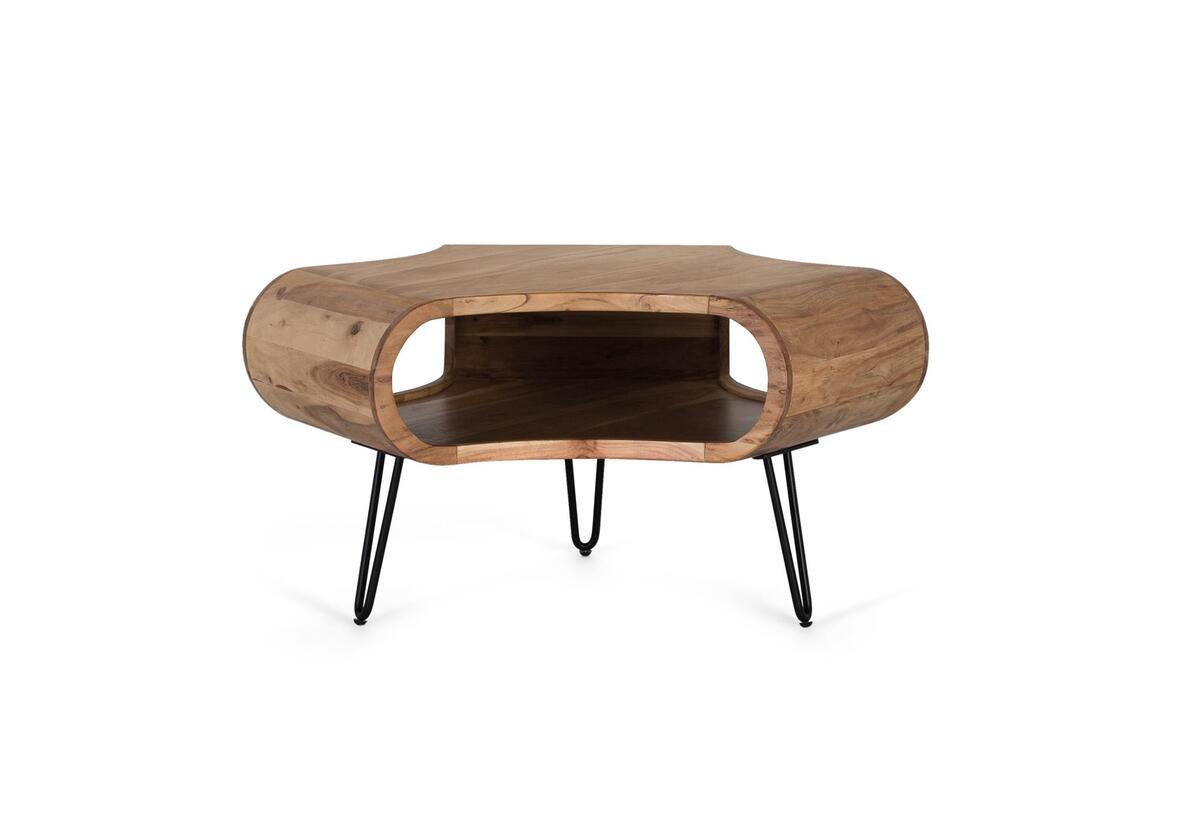 mutoni Table basse Nala acacia naturel 95x83  