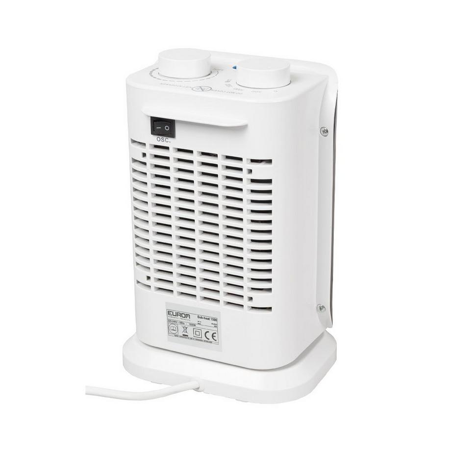 Eurom Eurom Sub-heat 1500 Interno Bianco 1500 W Riscaldatore ambiente elettrico con ventilatore  