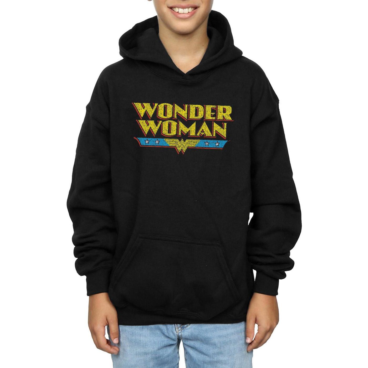 DC COMICS  Wonder Woman Crackle Logo Kapuzenpullover 