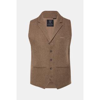 JP1880 FLEXNAMIC Gilet in Tweed Herringbone con Schiena in Maglia  