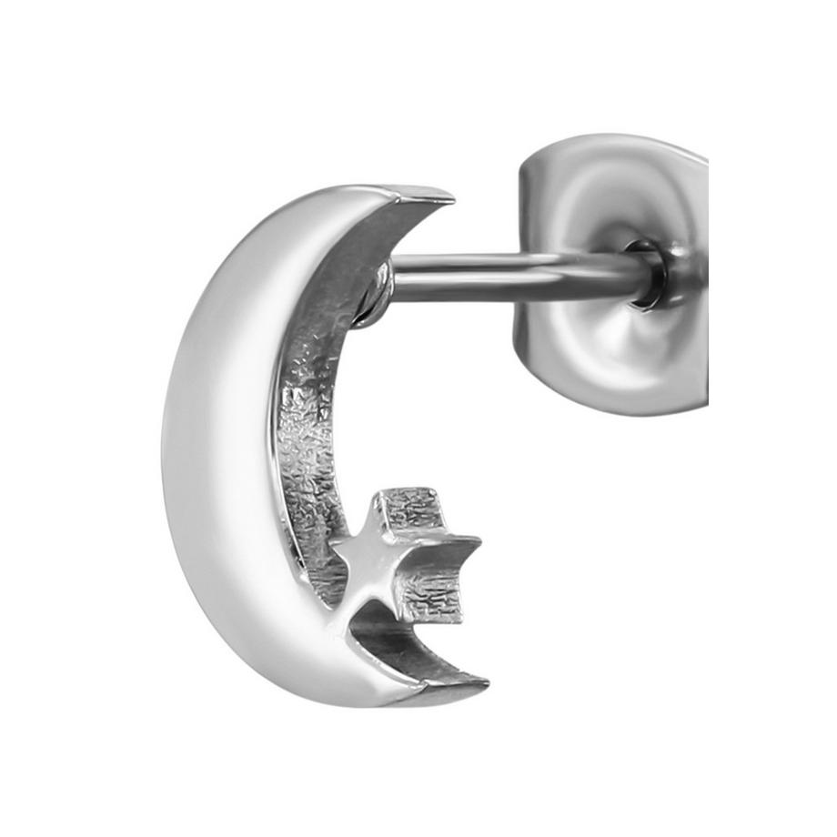 Maxte  Ohrstecker Mond   Stern 