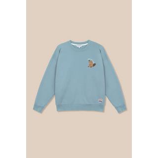 FRENCH DISORDER TÊTE EN L'AIR Rundhals-Sweatshirt mit Biber-Print  