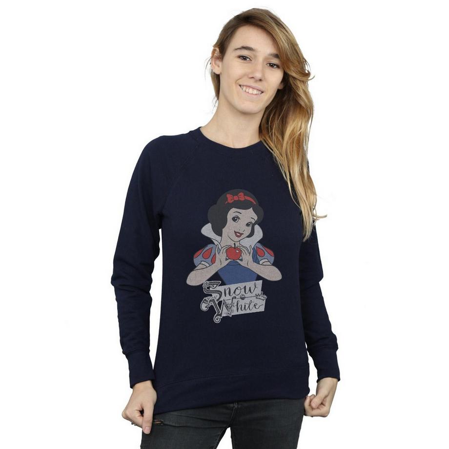 Disney PRINCESS Schneewittchen Apfel Print Sweatshirt  