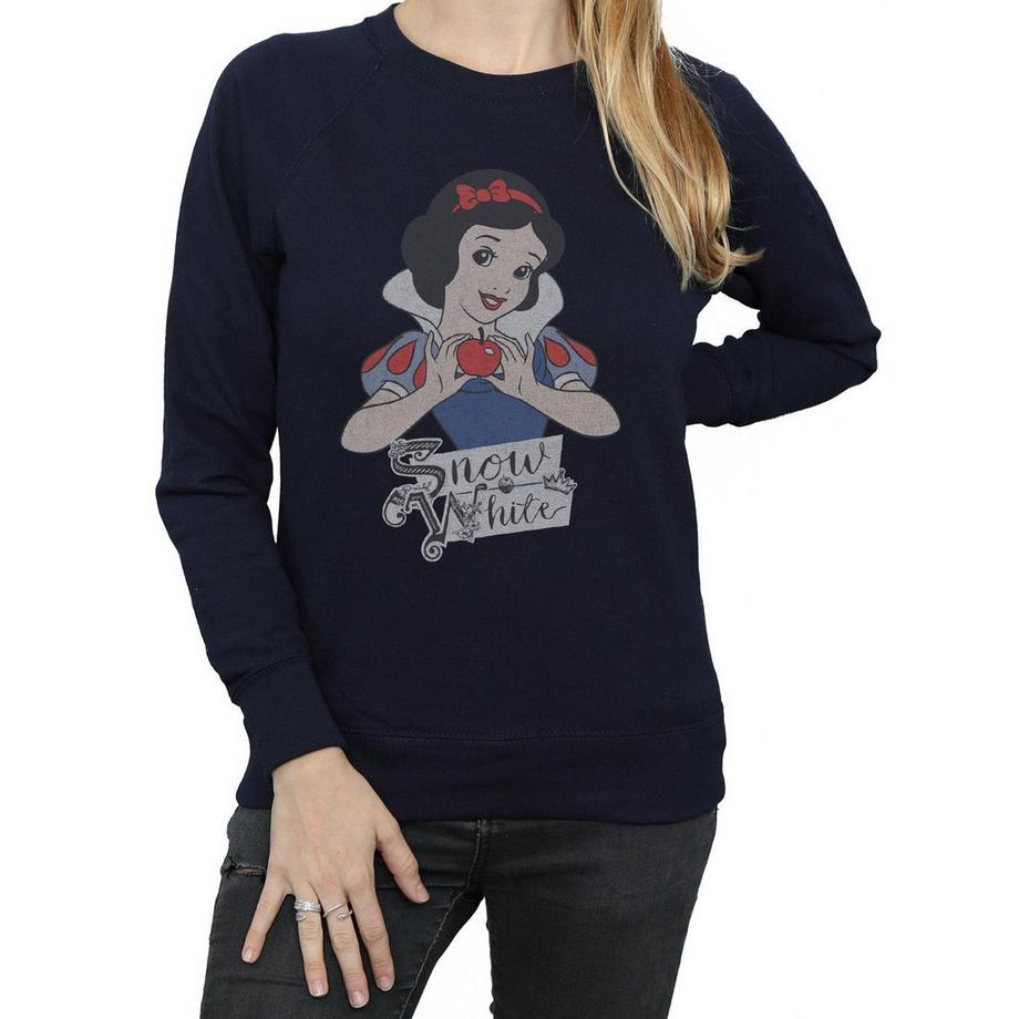 Disney PRINCESS Schneewittchen Apfel Print Sweatshirt  
