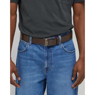 Lee Cintura in Pelle Fibbia Logo  