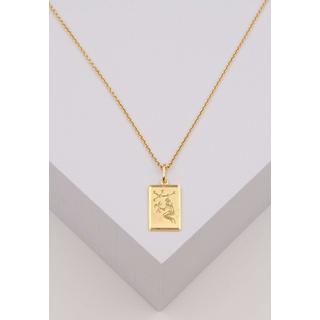MUAU Schmuck  Anhänger Sternzeichen Jungfrau Gelbgold 750, 20x9mm 