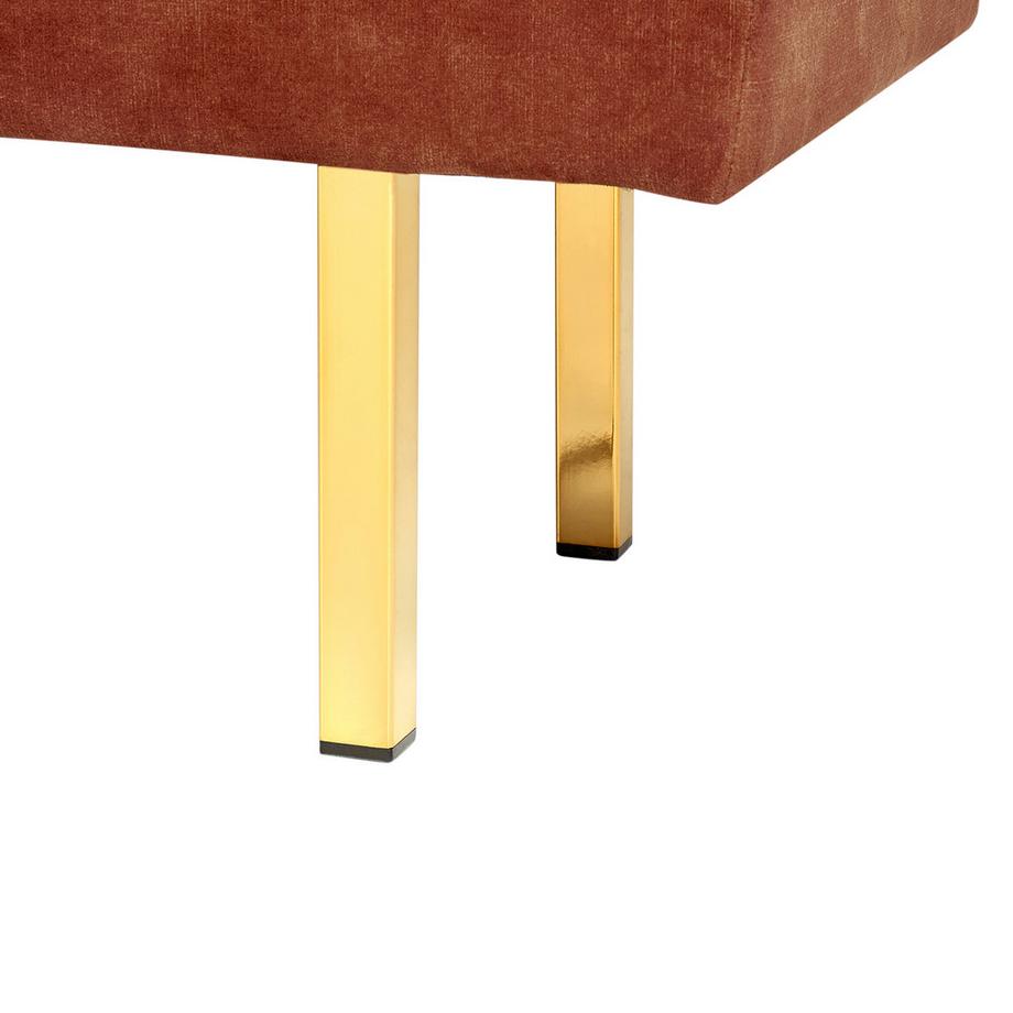 Beliani Banc en Velours  ROSEVILLE  