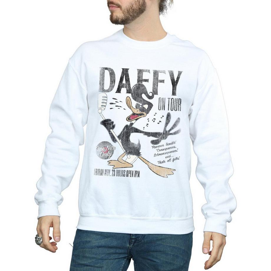 LOONEY TUNES Daffy Duck On Tour Sweatshirt  