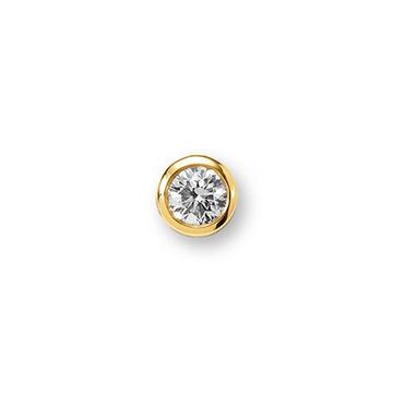 Pendentif diamant 0,50ct. or jaune 750