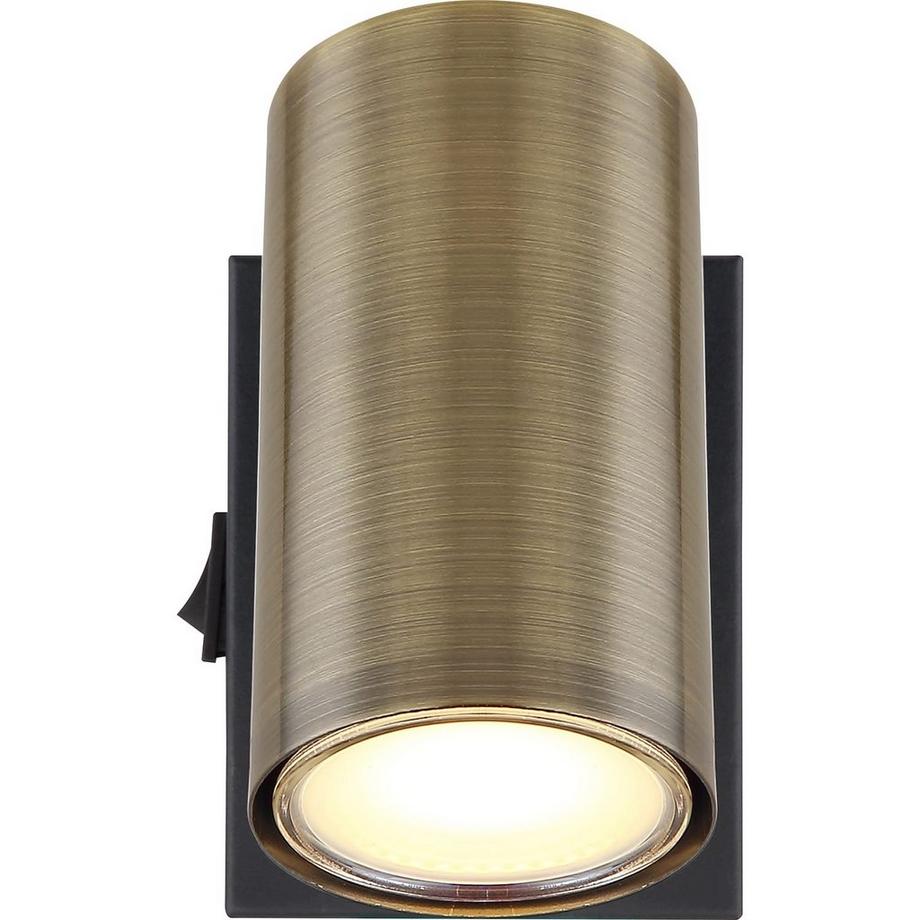 mutoni Spot Robby métal noir mat 1xGU10  