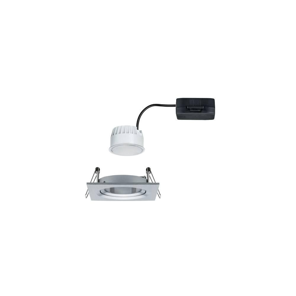 Paulmann Nova Einbauleuchte LED LED 6 W Aluminium (gedreht)  