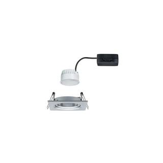 Paulmann LED Einbauleuchte Nova Coin Einzelleuchte schwenkbar eckig 84x84mm 50° Coin 6W 470lm 230V 2700K  