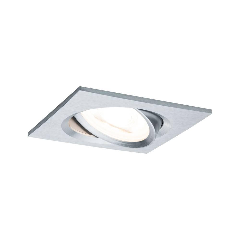 Paulmann Nova Einbauleuchte LED LED 6 W Aluminium (gedreht)  