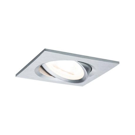 Paulmann Nova Einbauleuchte LED LED 6 W Aluminium (gedreht)  