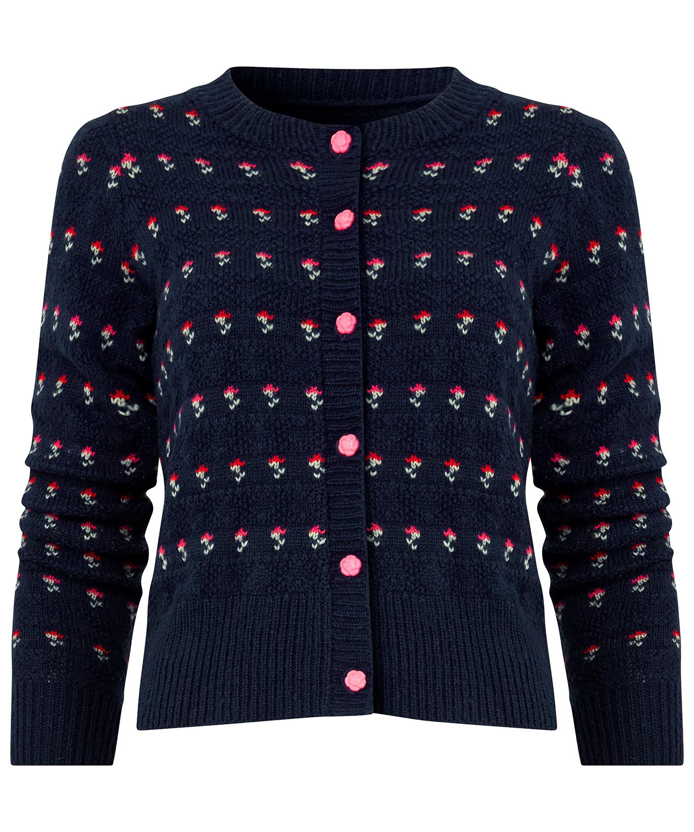 Joe Browns  Zierliche Strickjacke mit Blumenmuster 