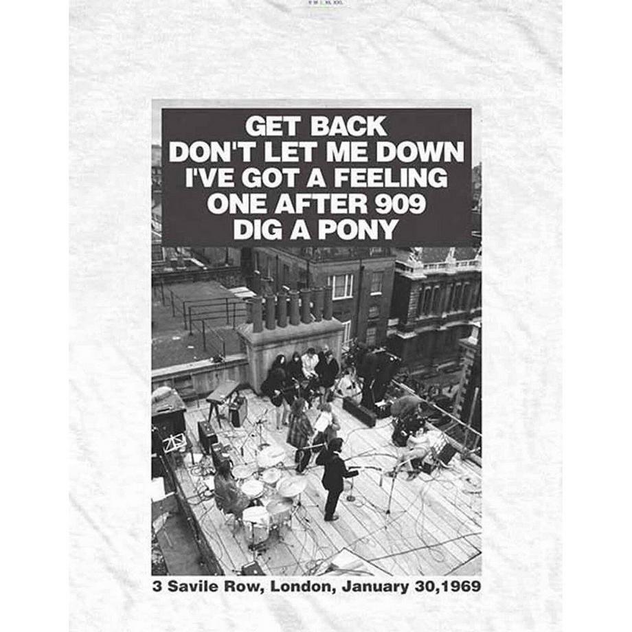 The Beatles Rooftop Songs T-Shirt  