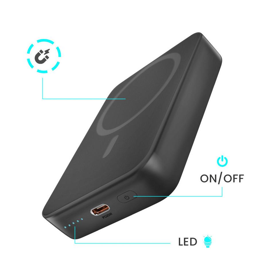 Avizar  Batterie Externe MagSafe 10000mAh 20W 