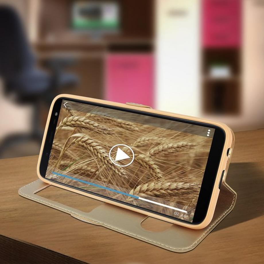 Avizar  Doppelfenster Cover Samsung Galaxy J6 