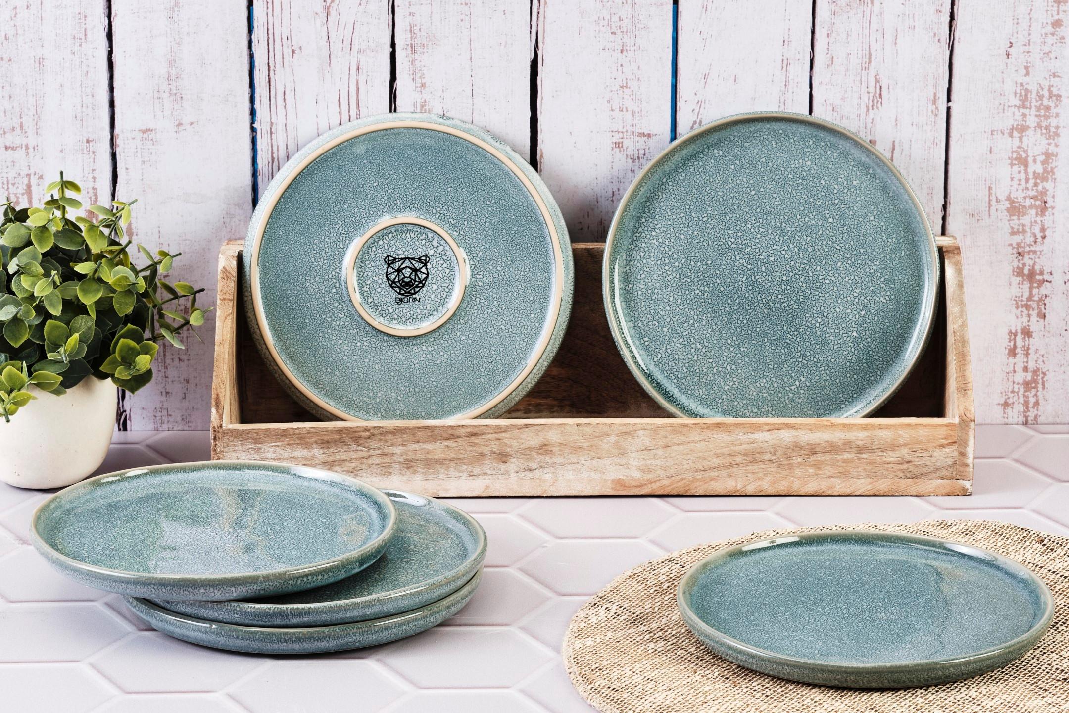 BJÖRN Ensemble d'assiettes MAGMA  