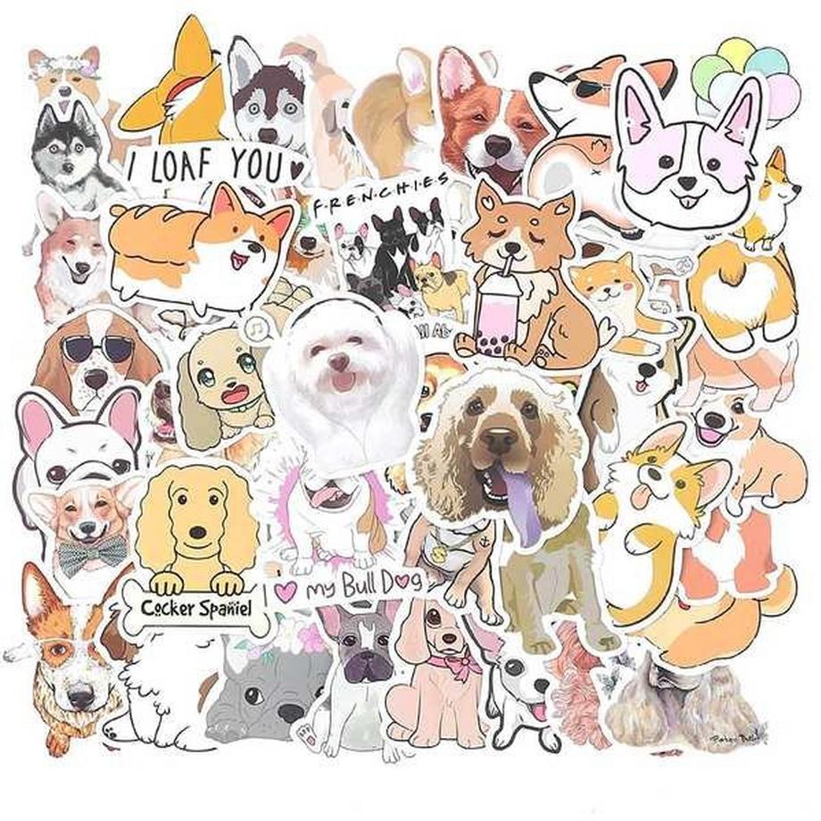 Gameloot Confezione di adesivi - Cuccioli  