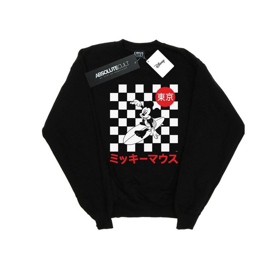 Disney Mickey Mouse Tokyo Sweatshirt à Carreaux  