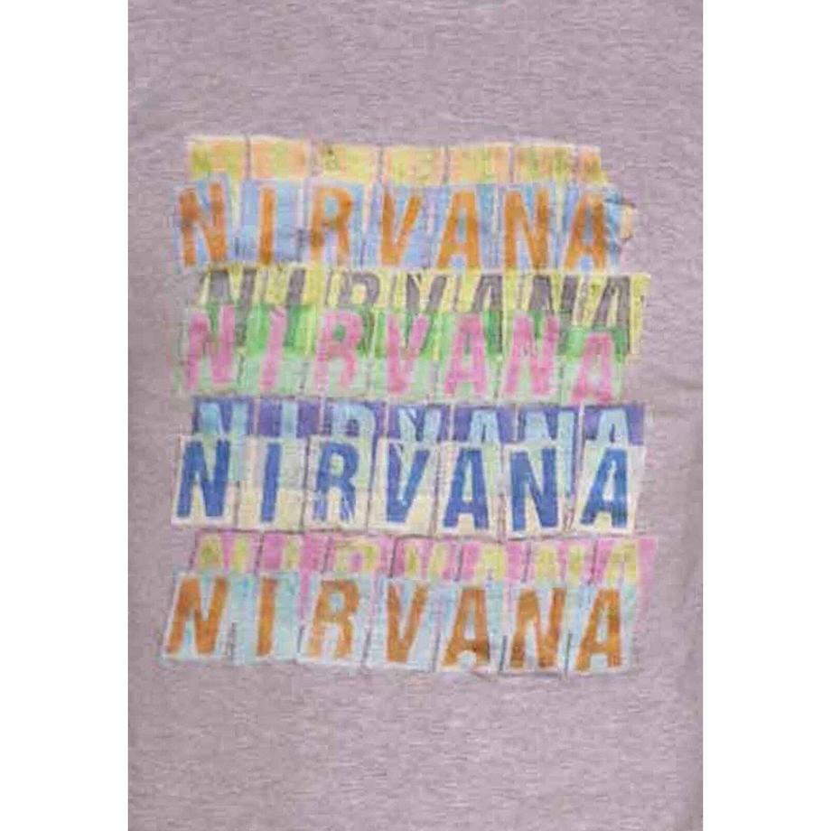 Nirvana Logo Print T-Shirt  