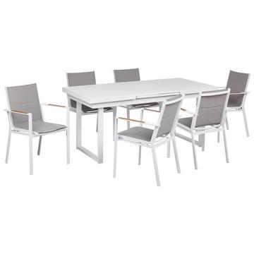 Ensemble de salle à manger 6 places en Aluminium Moderne VALCANETTO/ BUSSETO