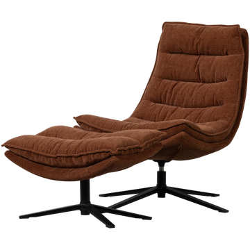 Drehsessel mit Hocker Kube